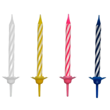 Hisab Joker Tårtljus 24-pack