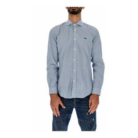 Harmont & Blaine, Formal Shirts Blauw, Heren, Maat:S
