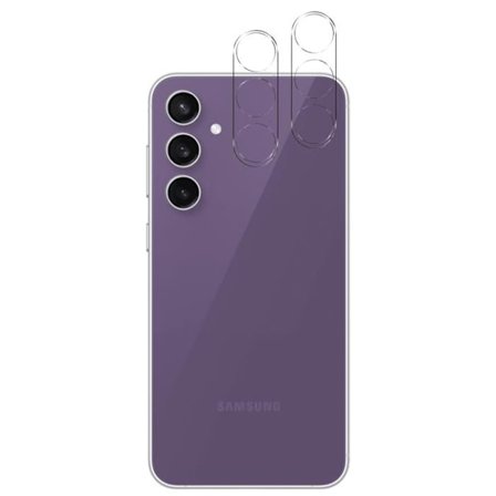 Skyddsglas - Phonillico - Samsung Galaxy S23 FE - Härdat Glas - Paket med 2 - Skydd för bakre kamera