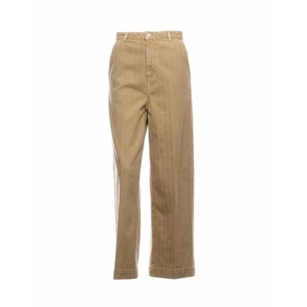 Nine In The Morning Og01 Broek , Beige , Dames , Maat: W26