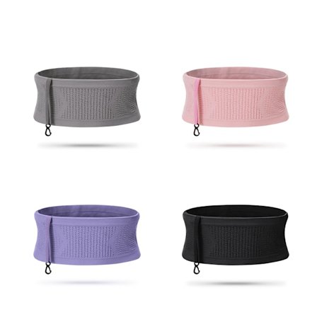 Andas juoksuvyö piilovyö Ohut juoksulaukku Naiset Miehet urheilulaukku Juoksu puhelinpidike Avaimet Raha Pidike musta