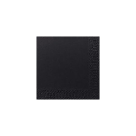 DUNI Servett 3-lagers, enfärgade, ¼-vikt, 24 cm, svart 250/fp - Lyreco - Kök och servering - Servetter och dukar - Servett - 3-lagers