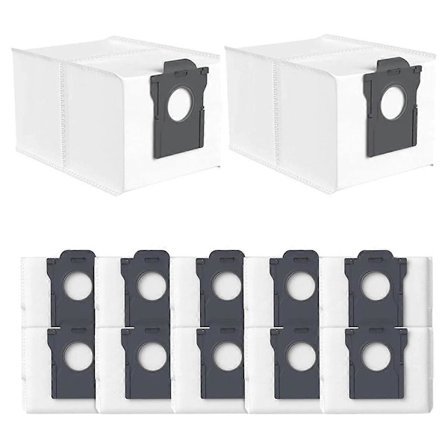 12-pak støvsugerposer til X30 Ultra / X40 Ultra / L10s Pro Ultra robotstøvsuger, 3 L stor kapacitet