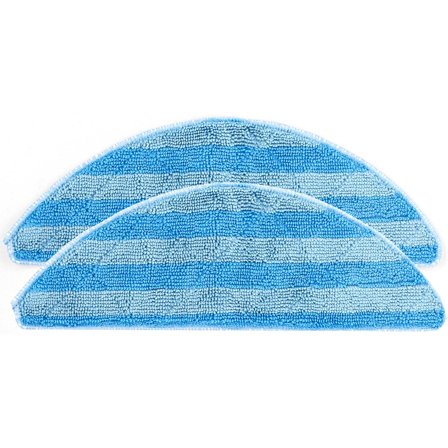 Cleanmate - Tilberhør til robotstøvsuger Moppduk 2-pack S990 Blå