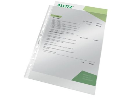 Leitz Plastficka PP 0,075 A4 Box - Lyreco - Kontorsmaterial - Mappar och plastfickor - Plastfickor - Öppen överkant