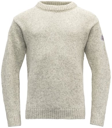 Devold Nansen Sweater Crew Neck Unisex Grey Melange