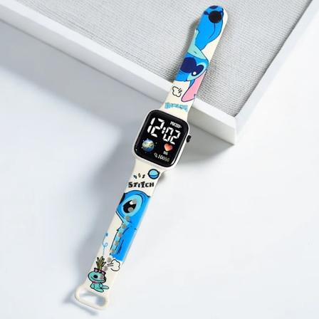 Animefigurer Disney Stitch Klockor Barn Armband Sport Intelligent Armbandsur Vattentät Barnleksaker Elektroniskt Armband Stitch DIQIU
