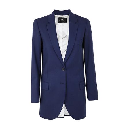 PS By Paul Smith Single Breasted Blazer Blå, Dame
