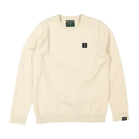 Butcher of Blue Butchers of Blue Clifden Crew pullover grijs , Beige , Heren , Maat: 2XL Hoodies & sweatvesten