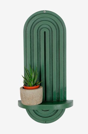 Hanah Home - Vegghylle - Isla - Grønn - Vegghyller - Fra Homeroom