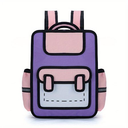 Nye og søde anime rygsække, kreative rygsække, 2D rygsække, unikke rejsetasker, afslappet stil og tilfredsstillende festivalgaver, til teenager