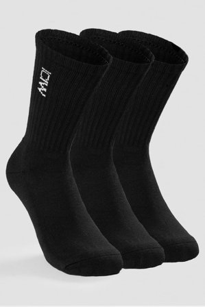 ICANIWILL - Training Socks 3-pack Black - sportkleding van ICIW