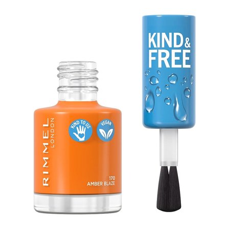 Rimmel Kind & Free Clean Nail 170 Amber Blaze, Makeup, Neglelak, Farvede Lakker