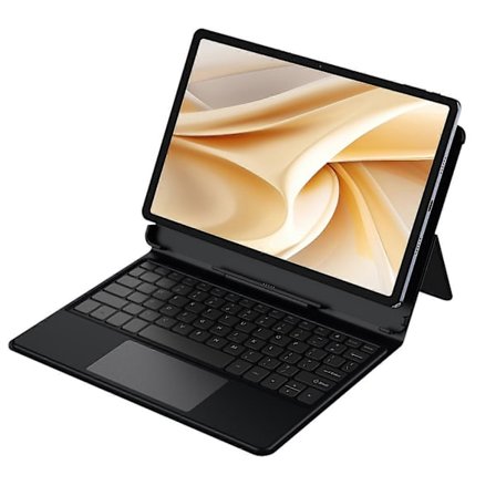 Ulefone Pogo Pin Smart Tangentbord & Läderfodral för Surfplatta till Ulefone Tab A11 Pro