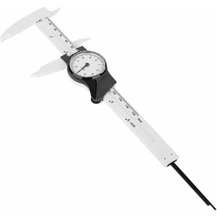 Vernier Caliper, 150Mm Dial Plastic Vernier Gauge Ruler Roofessio