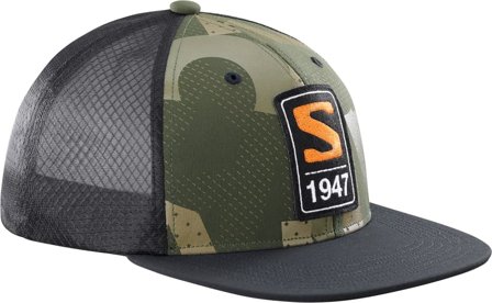 Salomon Trucker Flat Cap Unisex caps Black M/L