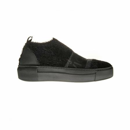 Vic Matié Slip on elastic shirt F.Cas Schoenen , Zwart , Dames , Maat: 39 EU