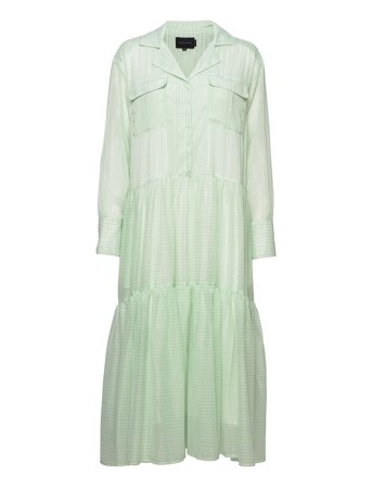 Birgitte Herskind | Trine Ltd. Dress - Light Green Checks | 32
