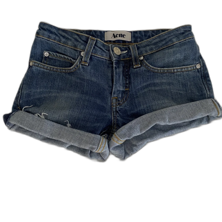 snygga acne jeansshorts