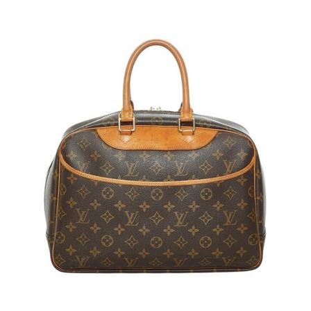 Louis Vuitton Vintage, Pre-owned Monogram Deauville Bruin, Dames, Maat:ONE Size