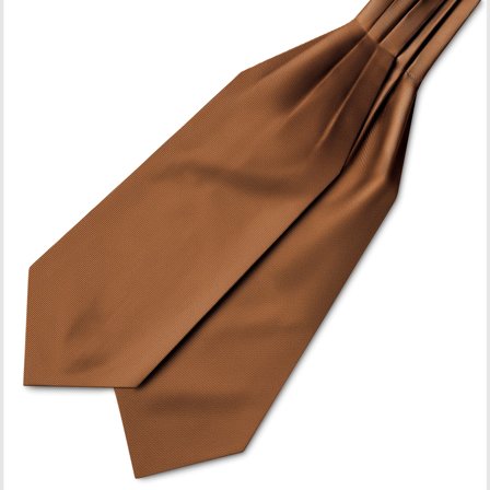 Rust Grosgrain Cravat for Men - Cravats