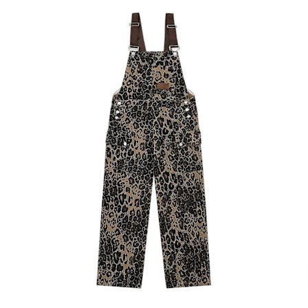 Leopard Jeans Byxor Denim Snickarbyxor Overaller Bib Vida Ben Byxor Dam Herr
