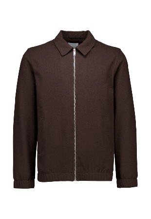 Lindbergh Superflex brushed mel zip-through Jacket Jackor Herr Brun S