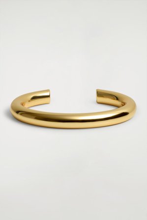 COS Femme Bracelet Jonc Ovale in Bronze