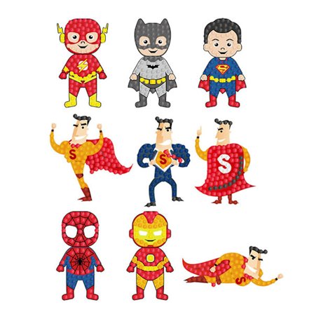 Tegneserie Prinsesse DIY Diamant Maleri Klistermærker Penneholdere Kopper Køleskabe