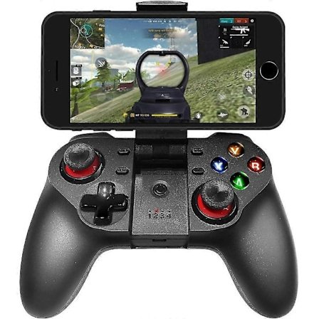 Uppgraderad Mobil Spelkontroll, Trådlös Bluetooth Gamepad Joystick Multimedia Spelkontroll Kompatibel med iOS Android Perfekt för De Flesta Spel