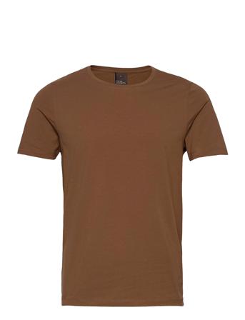Kyran T-Shirt S-S T-shirts Short-sleeved Brun Oscar Jacobson