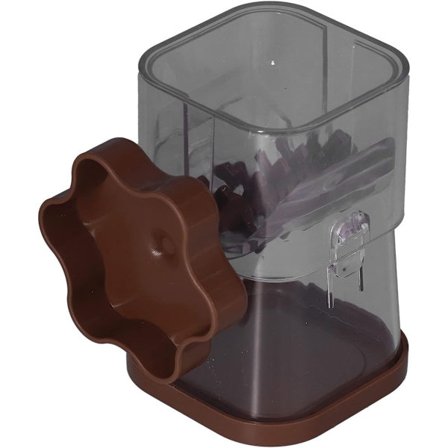 Manuel Nøddeknuser, Nøddehakker, Håndsving Nøddeknuser til Mandler, Hasselnødder, Pekannødder (Brun)