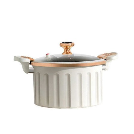 Romersk Gryta Mikrotryckkokare Non-stick Soppgryta Induktionshäll Universal Binaural Högvärdig Mikrotryckkokare Matlagningsgryta med Stor Kapacitet
