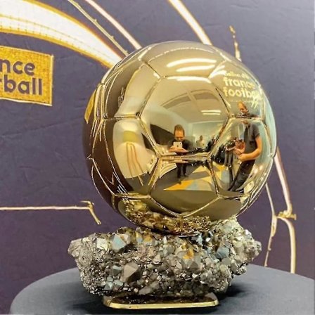 Ballon d'Or Trofé Samlerobjekt 21cm - Beste Gaver for Fotballfans og Samlere-XF14-