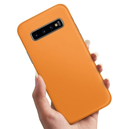 Samsung Galaxy S10 Plus - Skal/Mobilskal Orange