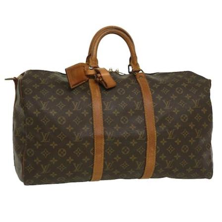 Louis Vuitton Vintage, Pre-owned Keepall Bag Bruin, Dames, Maat:ONE Size