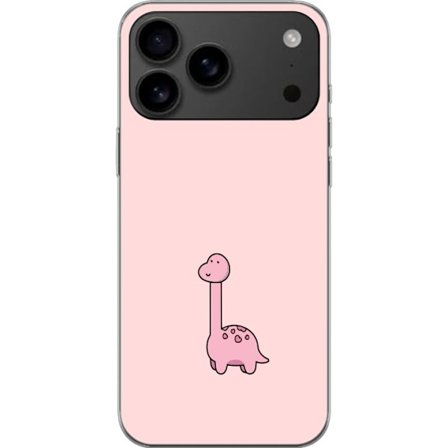 Yhteensopiva Puhelinkuori Apple Apple iPhone 17 Pro Max Pinkki dinosaurus