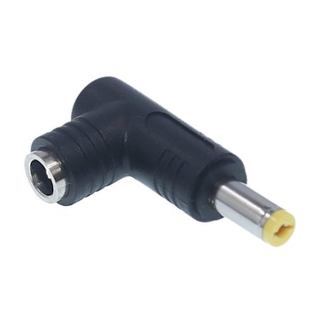 1 st DC- power 5,5x2,5 mm honkontakt till hankontakt eluttag