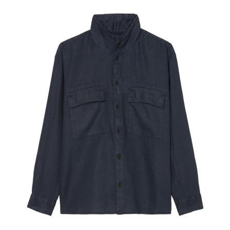 Marc O'Polo, Long sleeve shirt Blauw, Heren, Maat:M