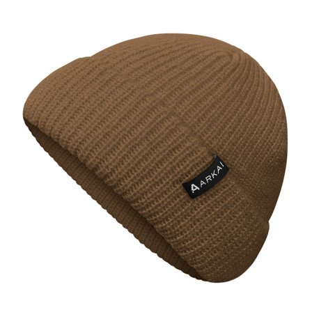 Nordic | Gorro tipo Pescador Canelado Castanho-esfumado para homens - Gorros