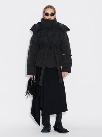 Holzweiler - Steilia Brushed Down Jacket - Black - Womens - Small