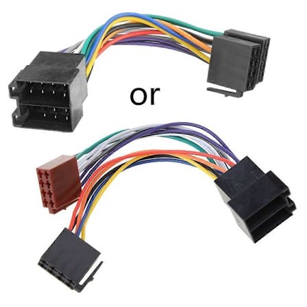 Kabelnet Stik Adapter Bil Stereo Radio Ledningsnet Radio Stik Adapter ABS [DB]