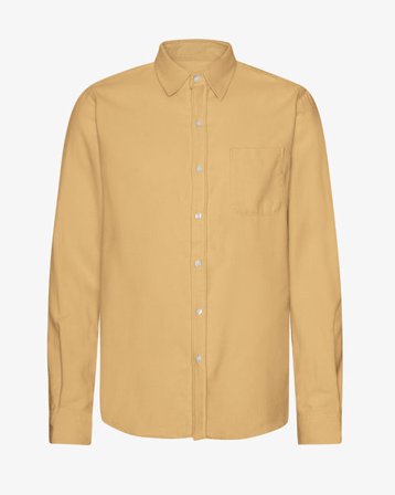 Organic Flannel Shirt - Desert Khaki - Male - XL