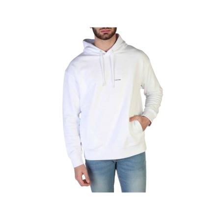 Calvin Klein - Hood Tröjor - Vit - Herr - Storlek: L, Herr, Storlek: L