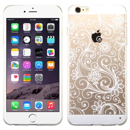 Flower Silikon TPU-Skal till iPhone 6/6S