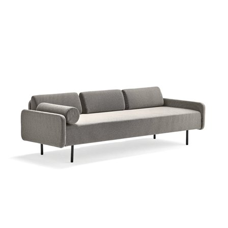 3-seater sofa TRENDY, fabric, taupe
