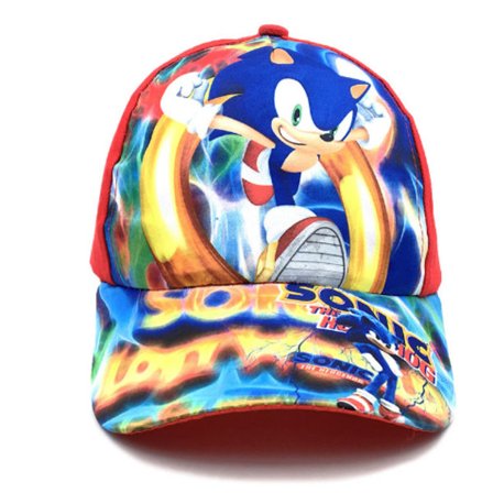 Sonic The Hedgehog Kasket Baseballkasket til Drenge, Piger - Spot Sales