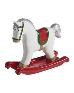 Dekoration Gunghäst Vit - Jul - Nääsgränsgården