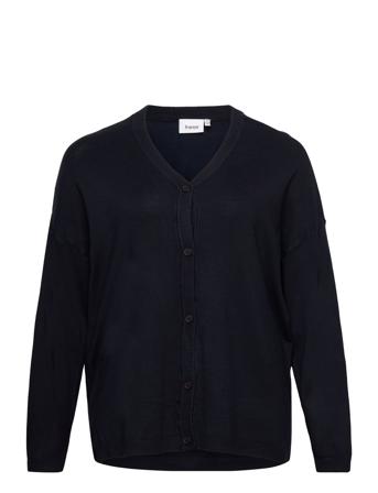 Fpblume Car 4 Strikkegenser Cardigan Marineblå Fransa Curve*Betinget Tilbud