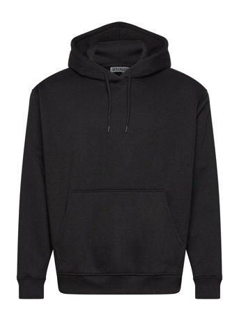 Weekday Relaxed Heavy Hoodie - Black - XS